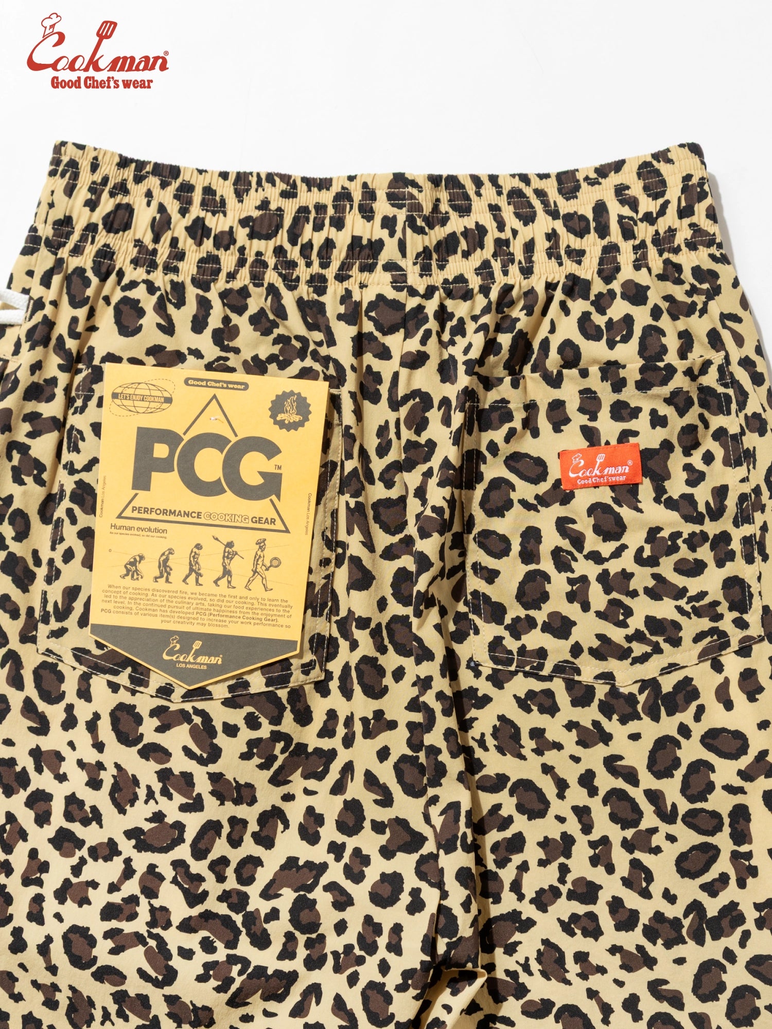 Chef Short Pants Light - Leopard : Beige