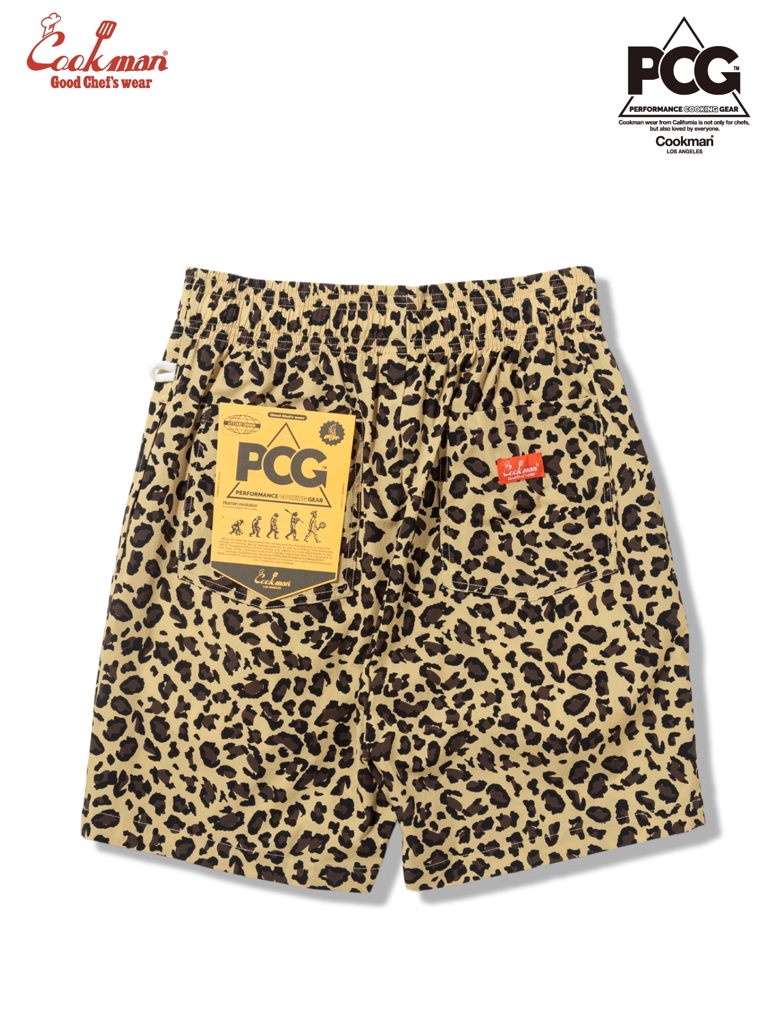 Chef Short Pants Light - Leopard : Beige