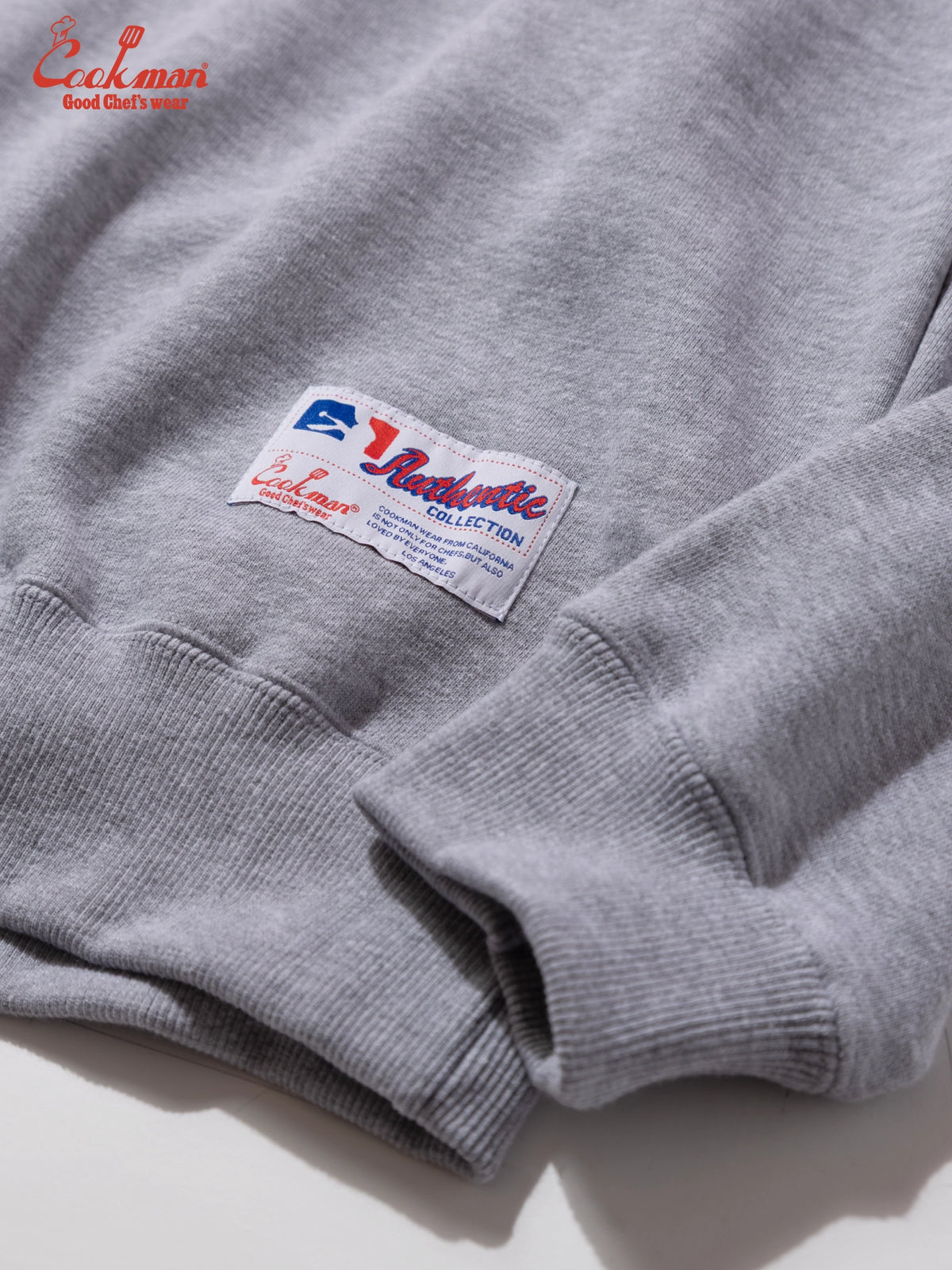 Sweat shirts - Arch Logo : Heather Gray