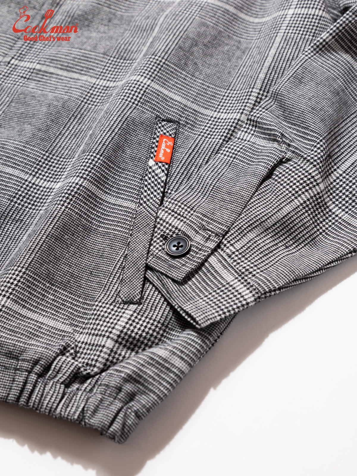Delivery Jacket With Lining - Glen Check Black