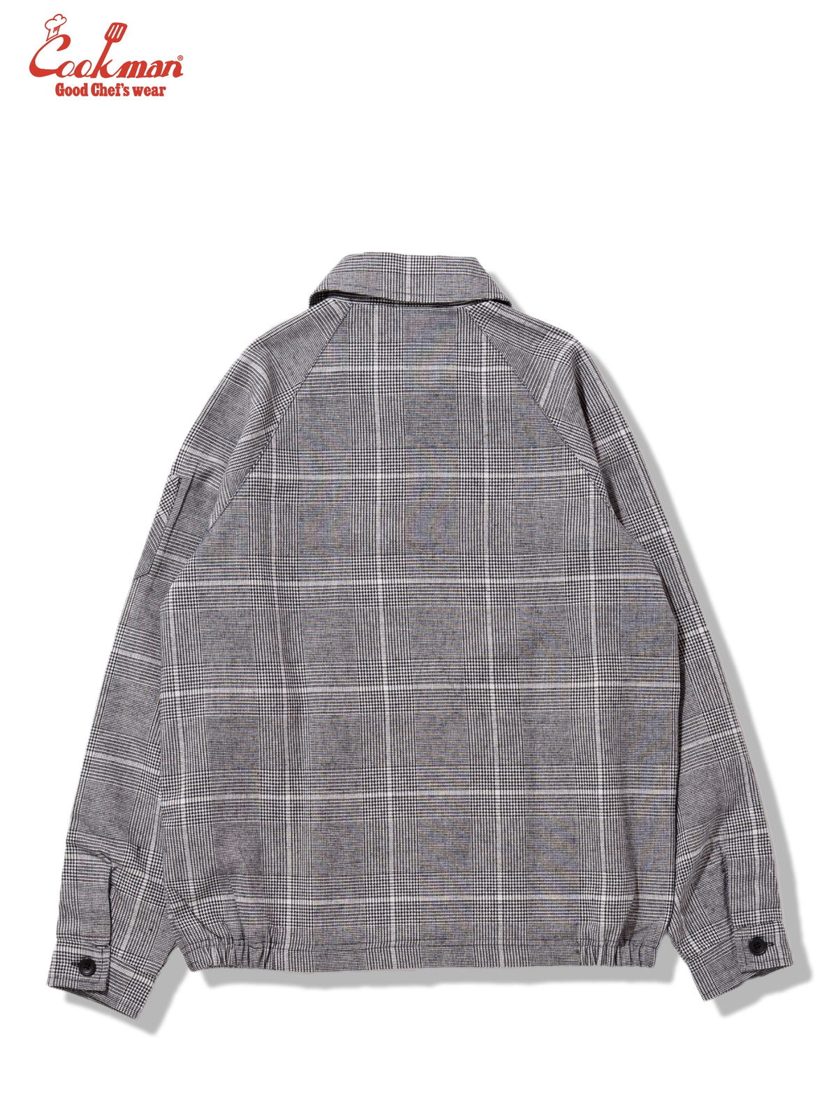 Delivery Jacket With Lining - Glen Check Black