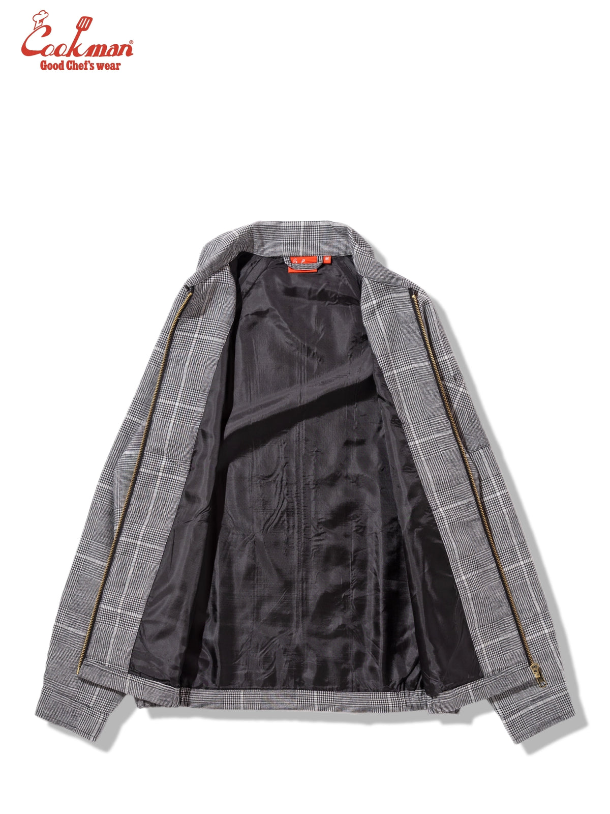 Delivery Jacket With Lining - Glen Check Black