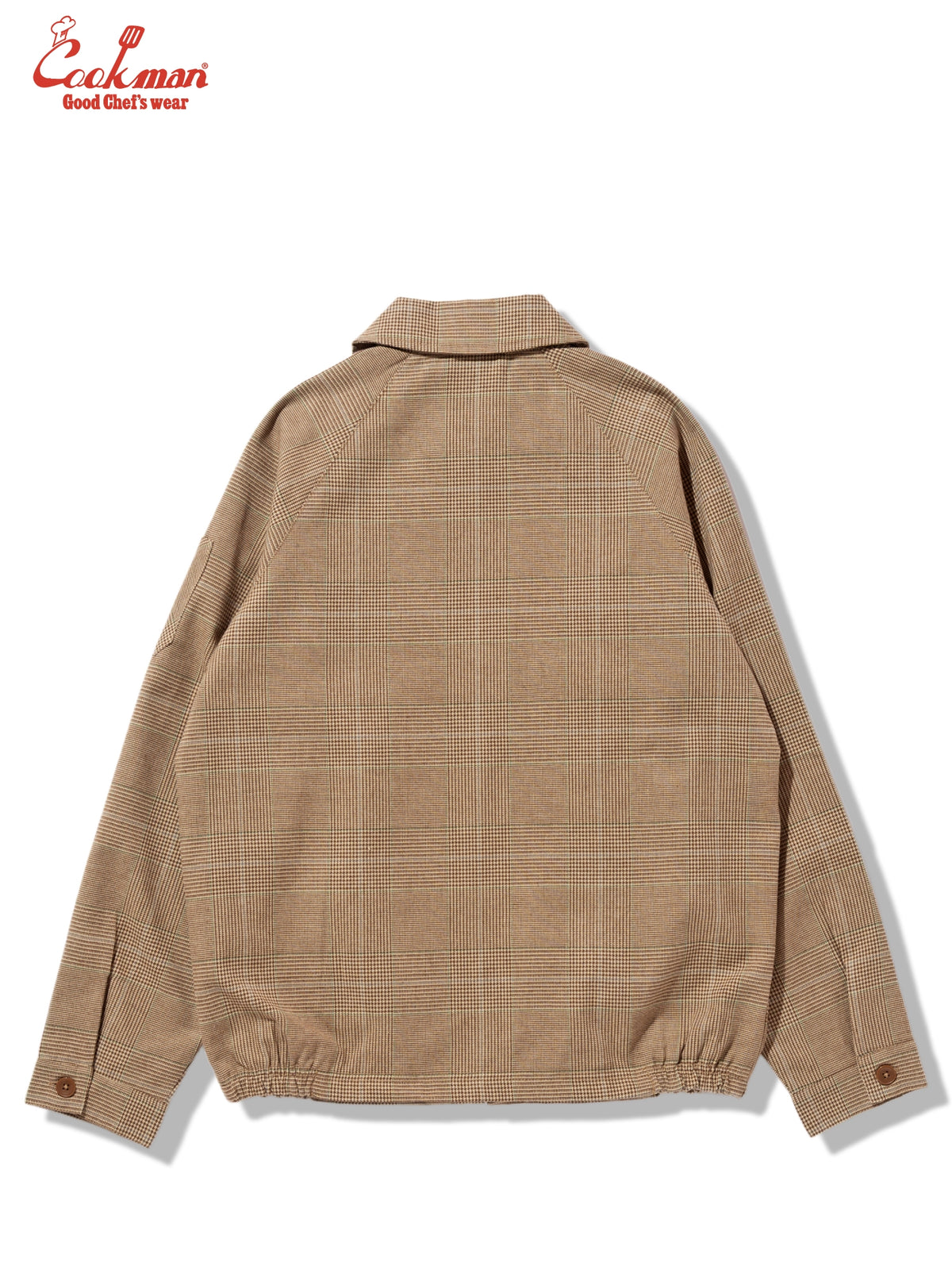 Delivery Jacket With Lining - Glen Check Brown