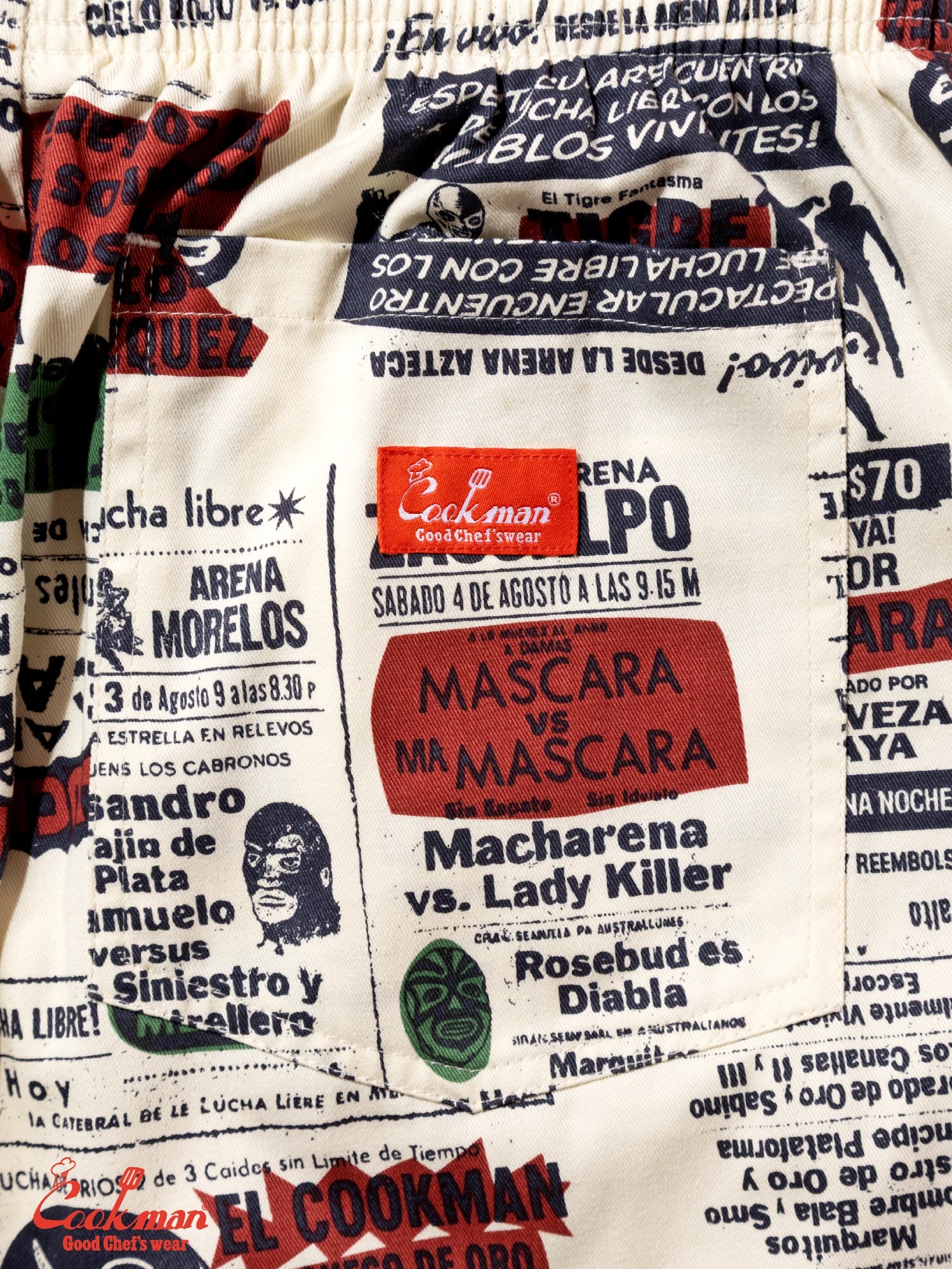 Chef Pants - Lucha Libre