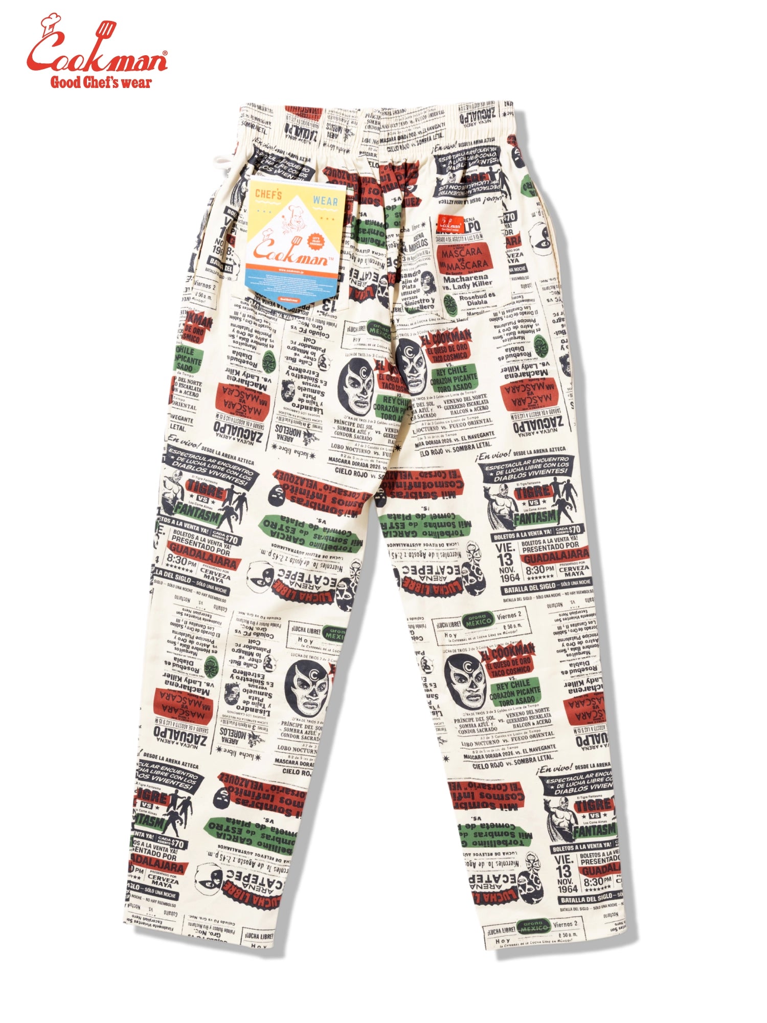 Chef Pants - Lucha Libre