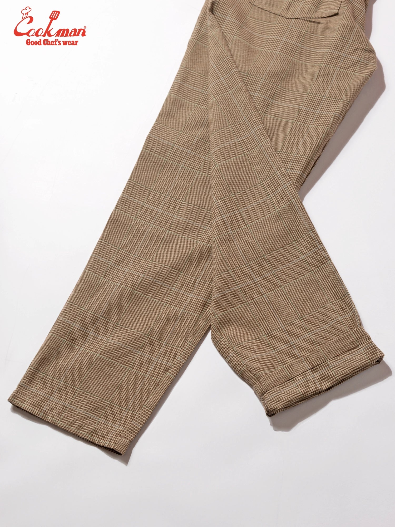 Chef Pants - Glen Check : Brown