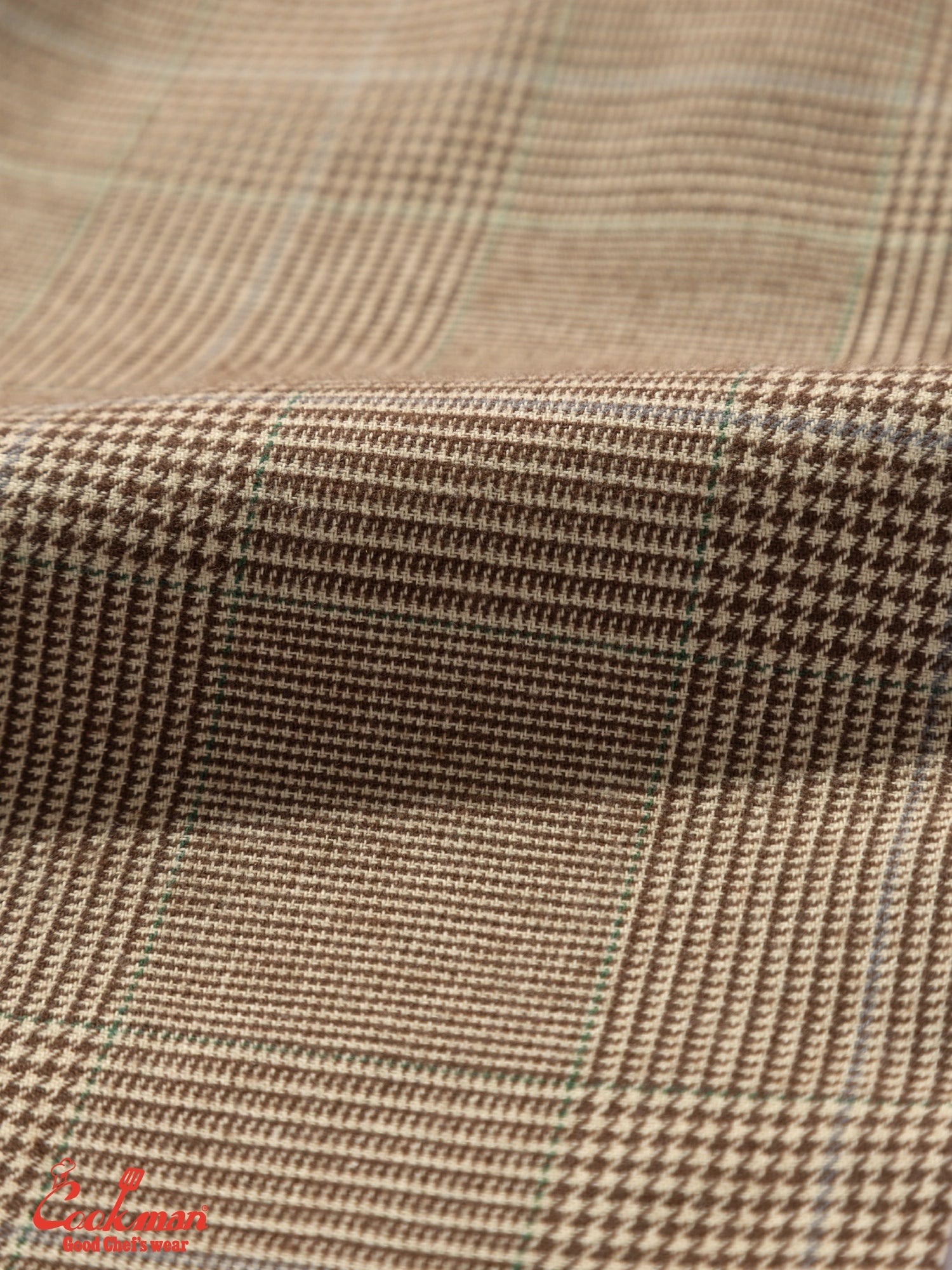 Chef Pants - Glen Check : Brown