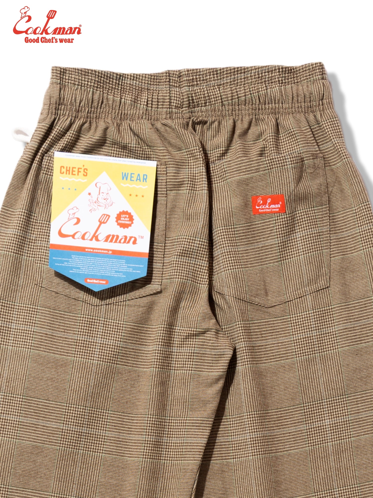 Chef Pants - Glen Check : Brown