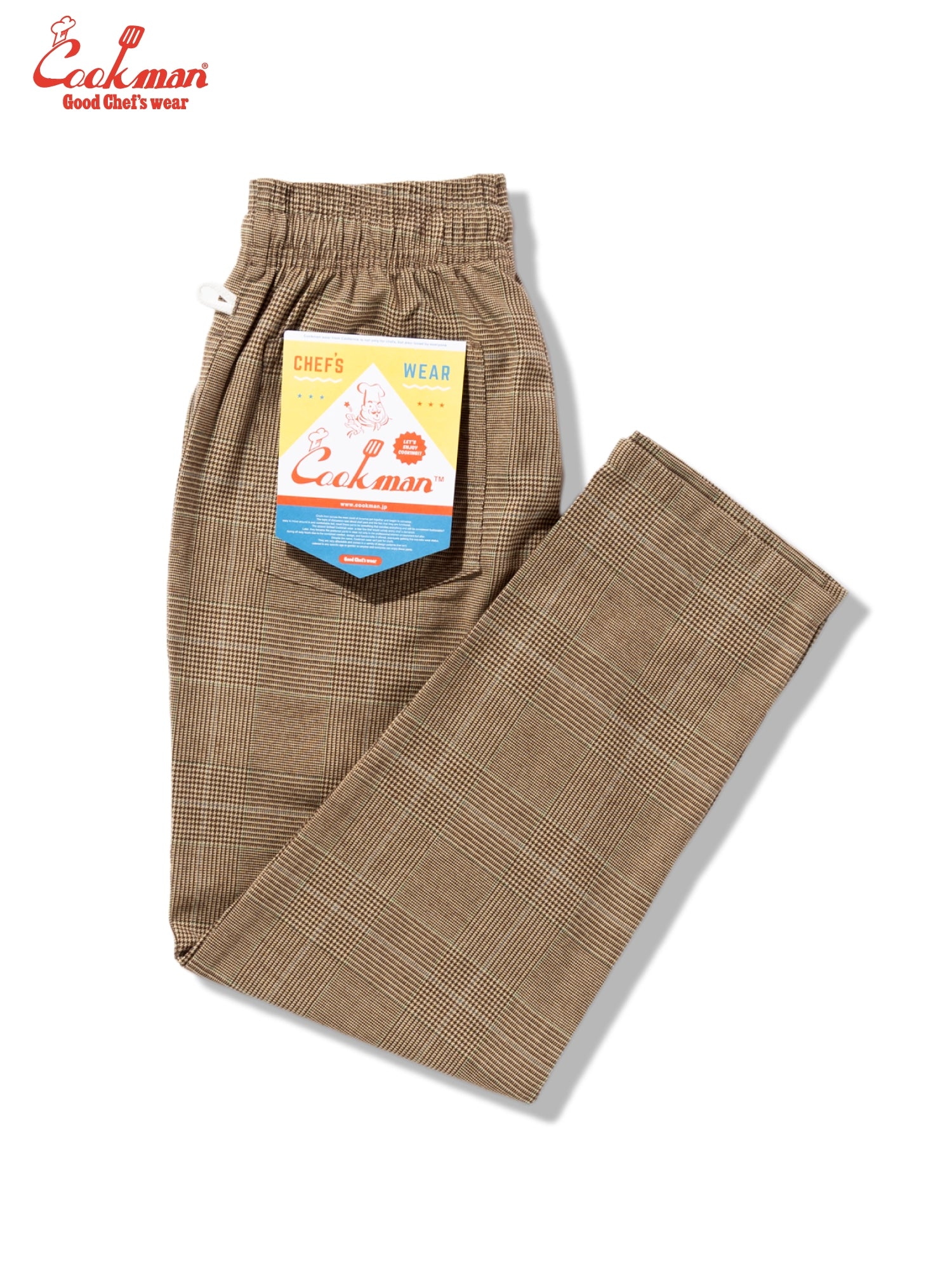 Chef Pants - Glen Check : Brown