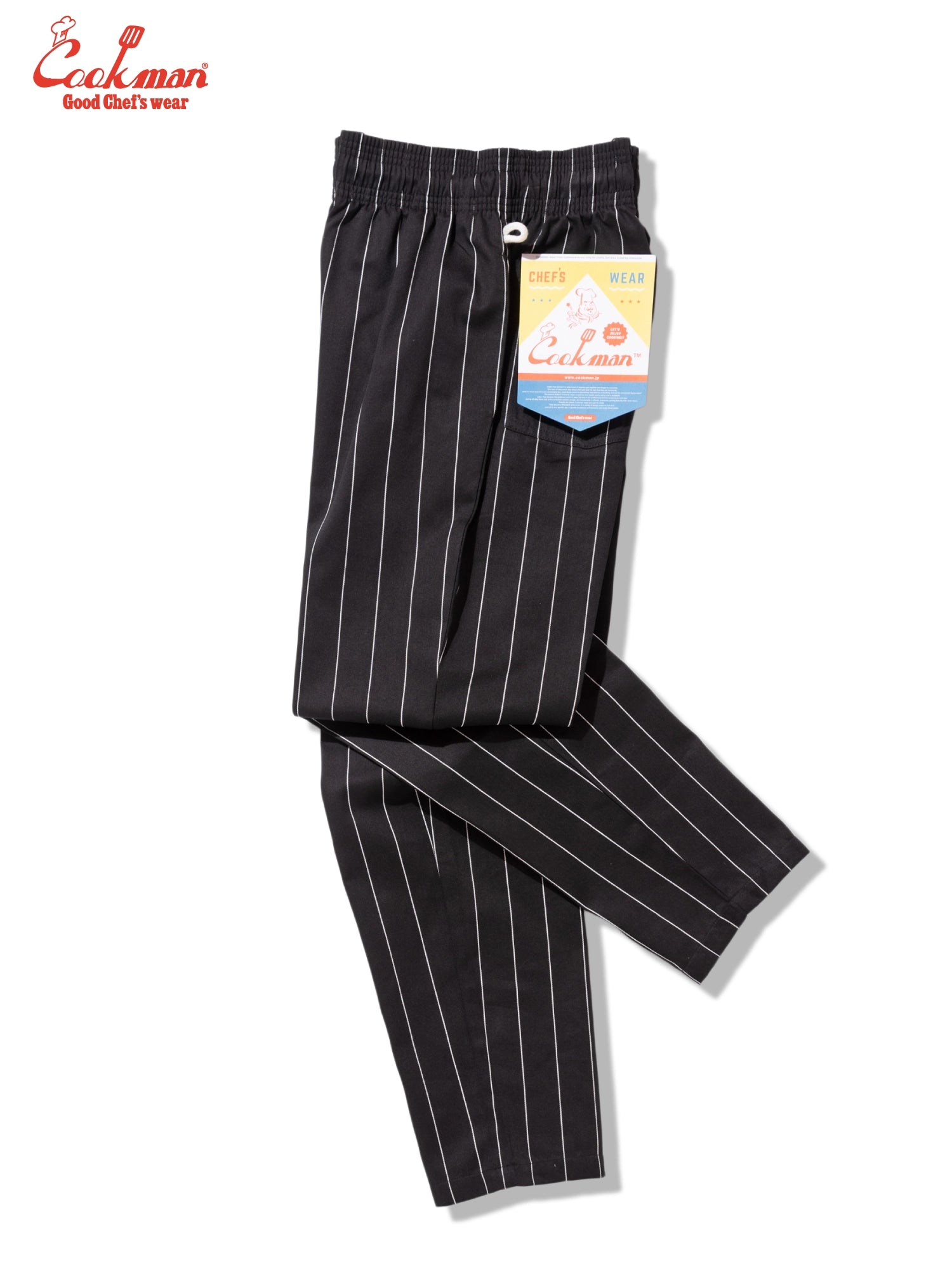 Chef Pants - Pencil Stripe : Black