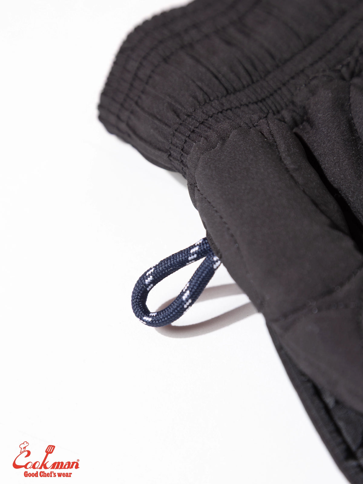 Chef Pants - Quilted Baseball : Black