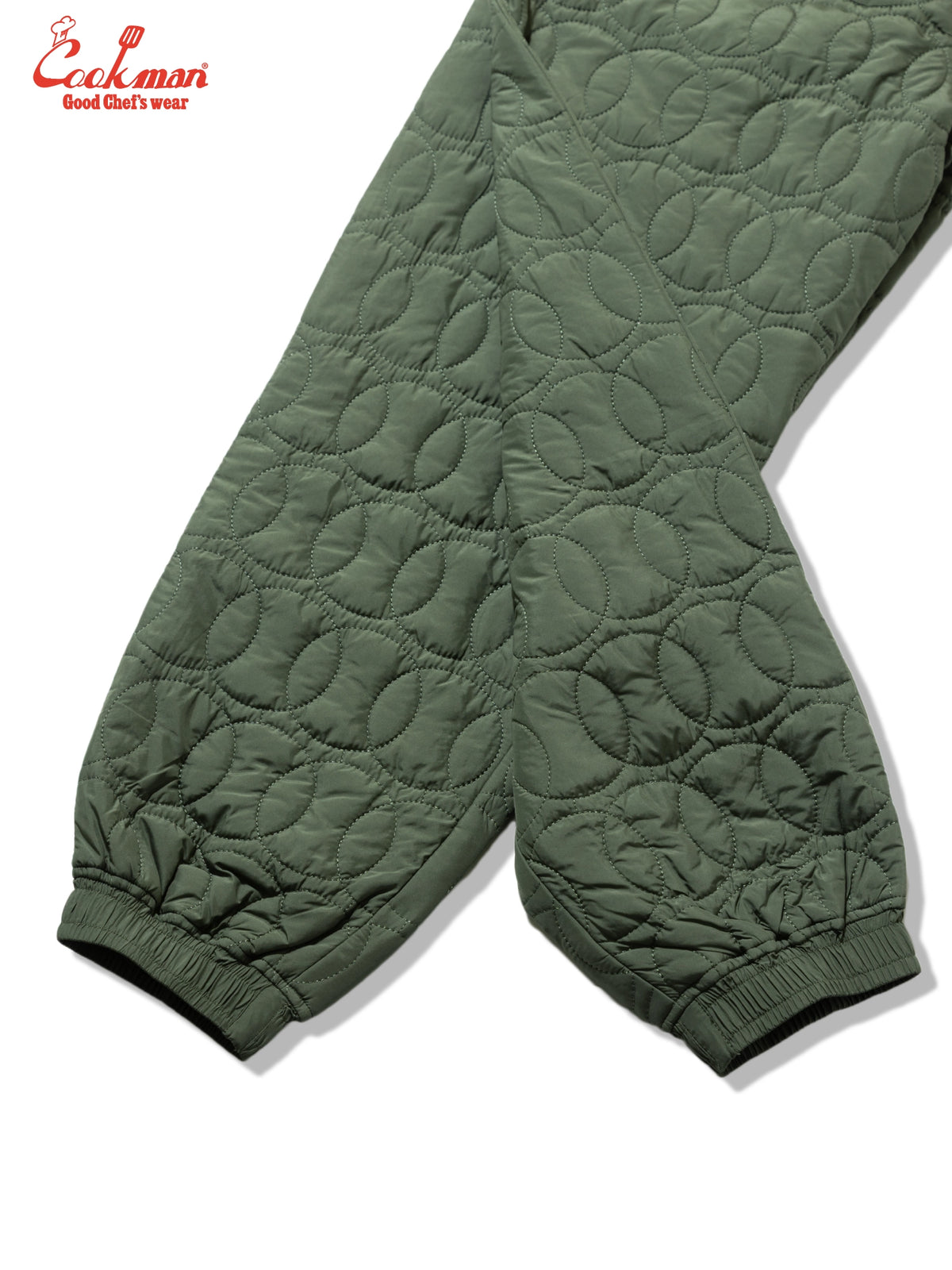 Chef Pants - Quilted Baseball : Olive