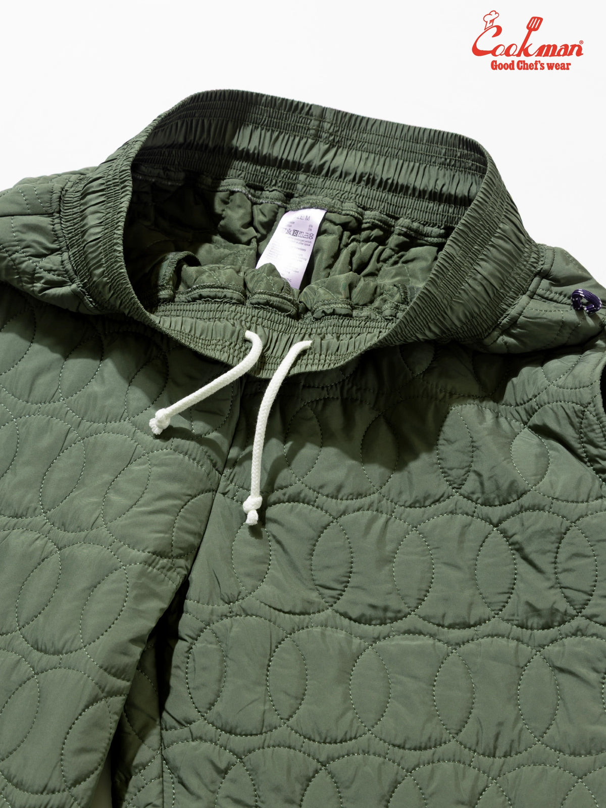 Chef Pants - Quilted Baseball : Olive