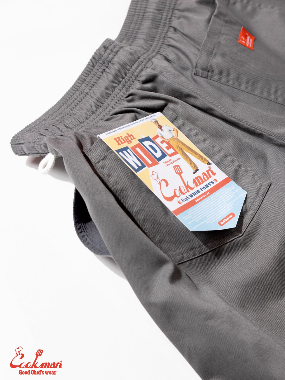 Chef Pants High-Wide - Charcoal Gray