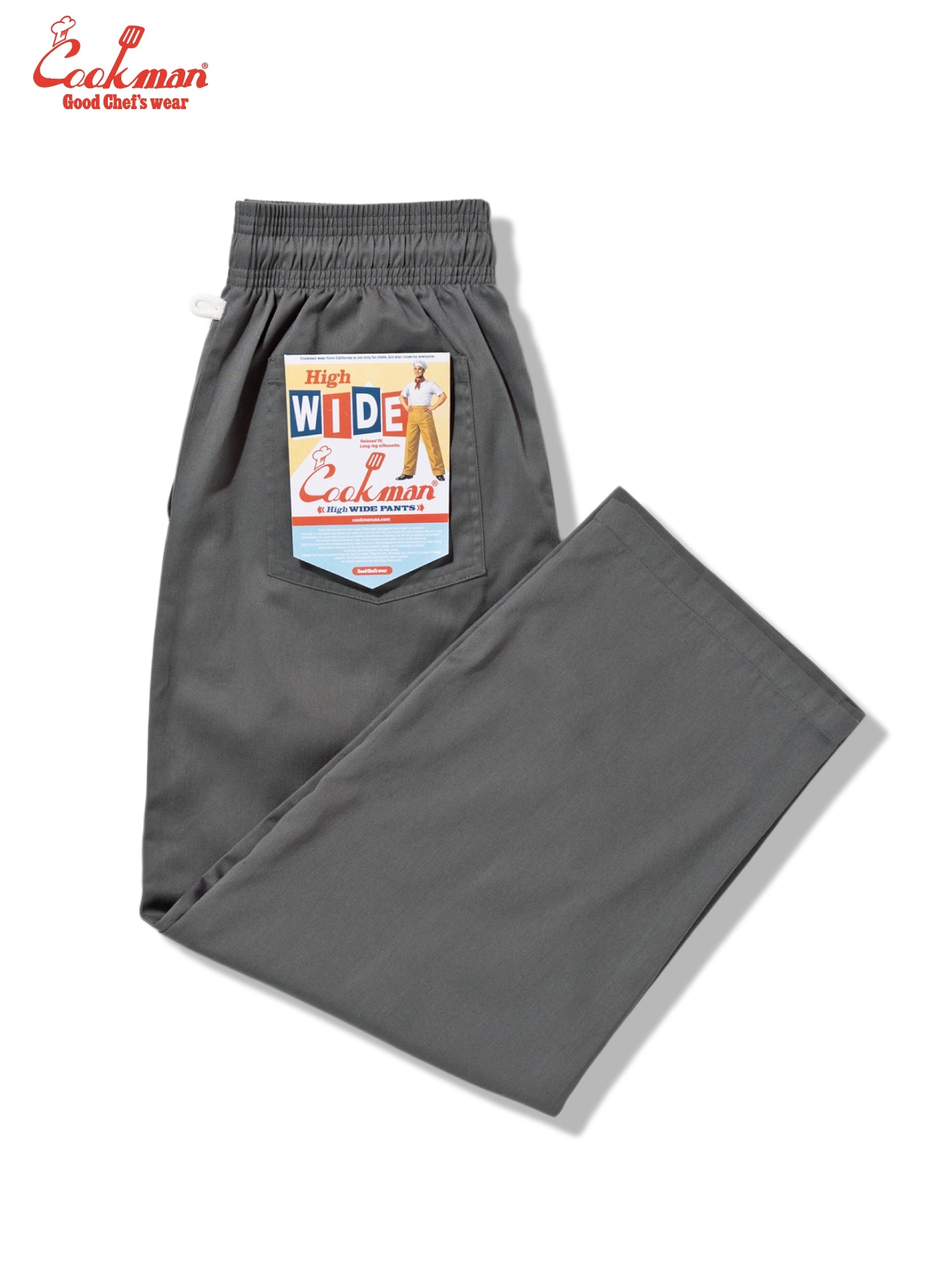 Chef Pants High-Wide - Charcoal Gray