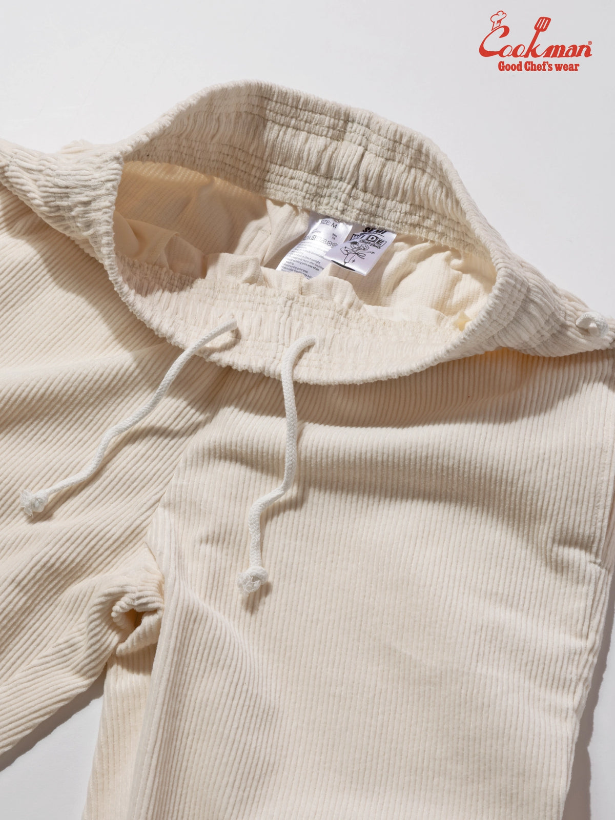 Chef Pants Semiwide - Corduroy : Cream