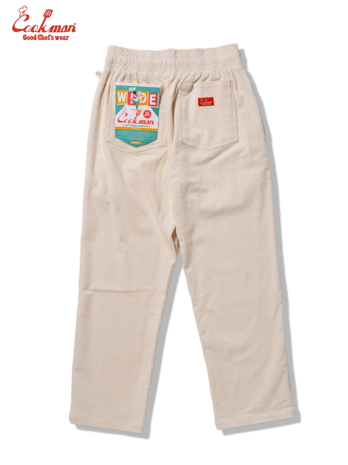 Chef Pants Semiwide - Corduroy : Cream