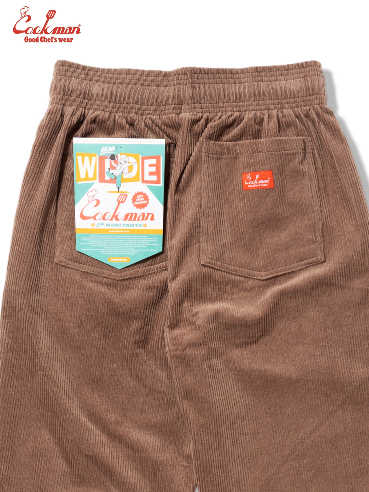 Chef Pants Semiwide - Corduroy : Cocoa