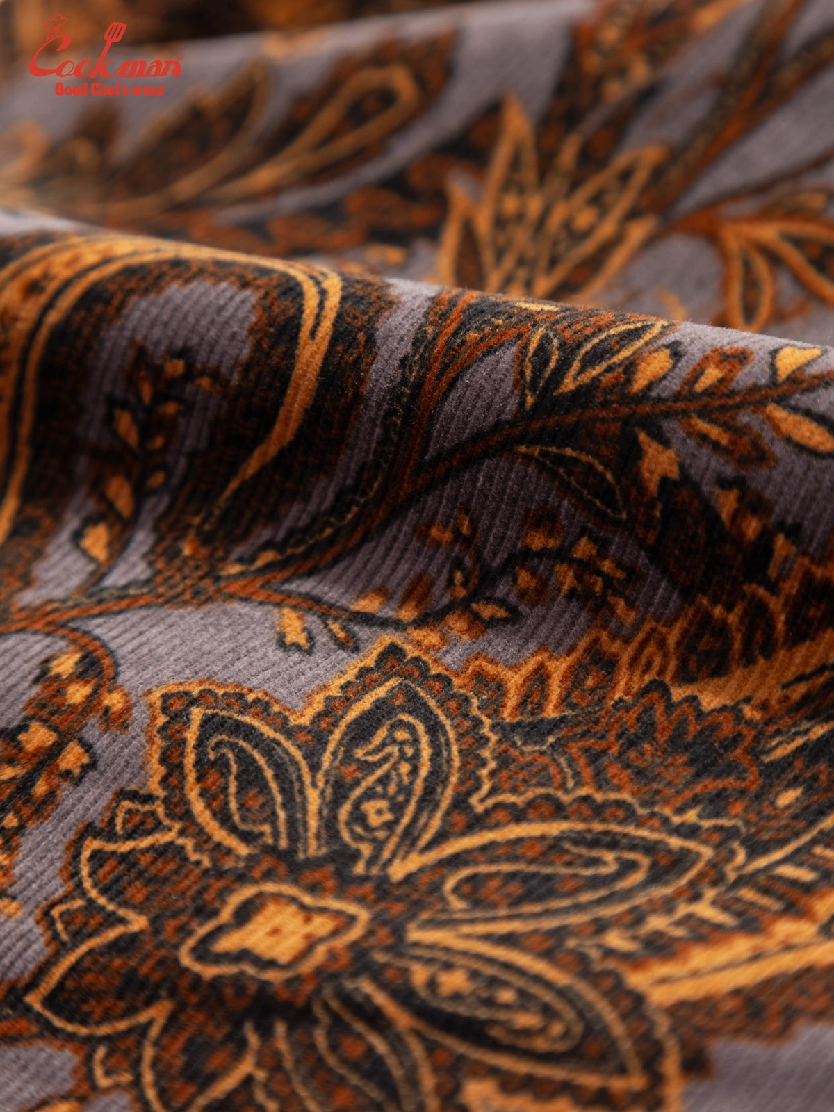 Chef Pants Semiwide - Corduroy : Paisley Brown