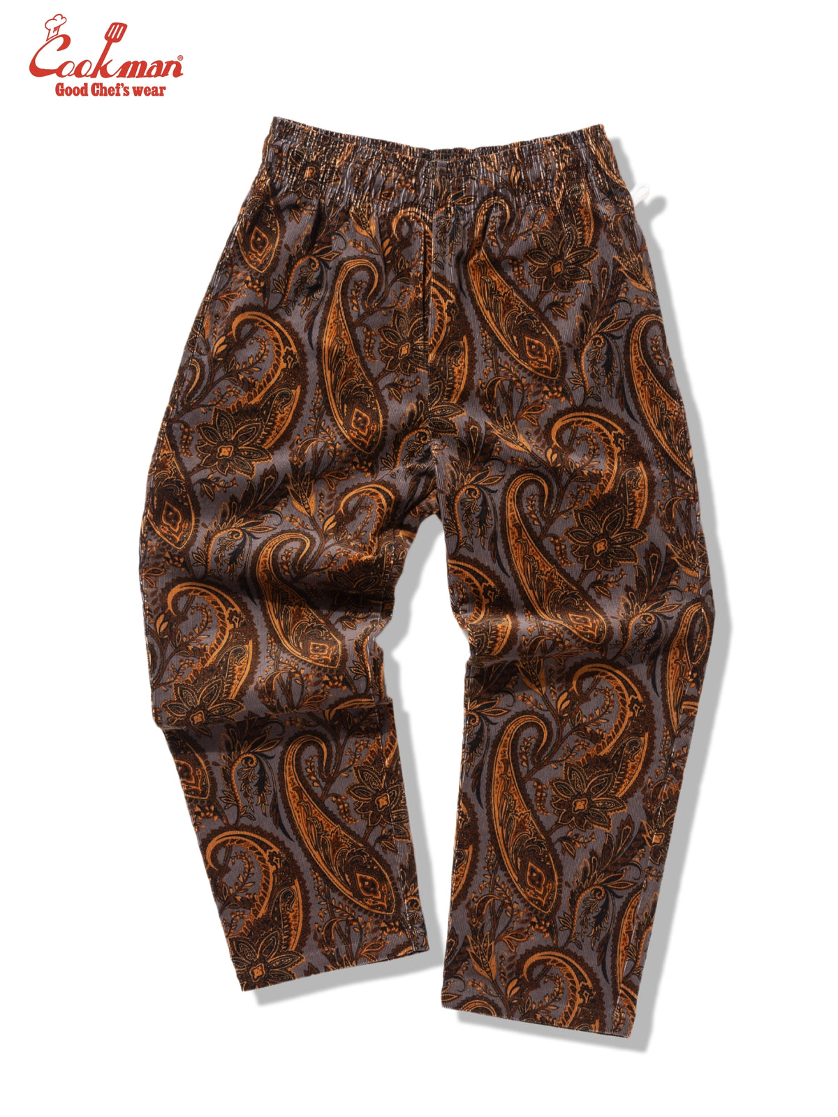 Chef Pants Semiwide - Corduroy : Paisley Brown