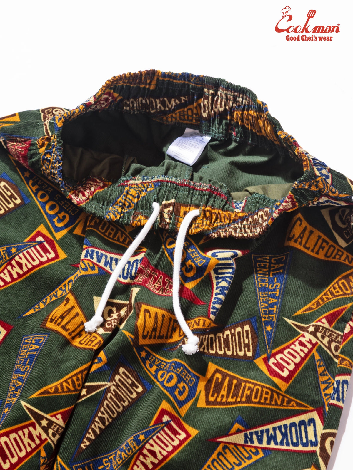 Chef Pants Semiwide - Corduroy : Pennant Green