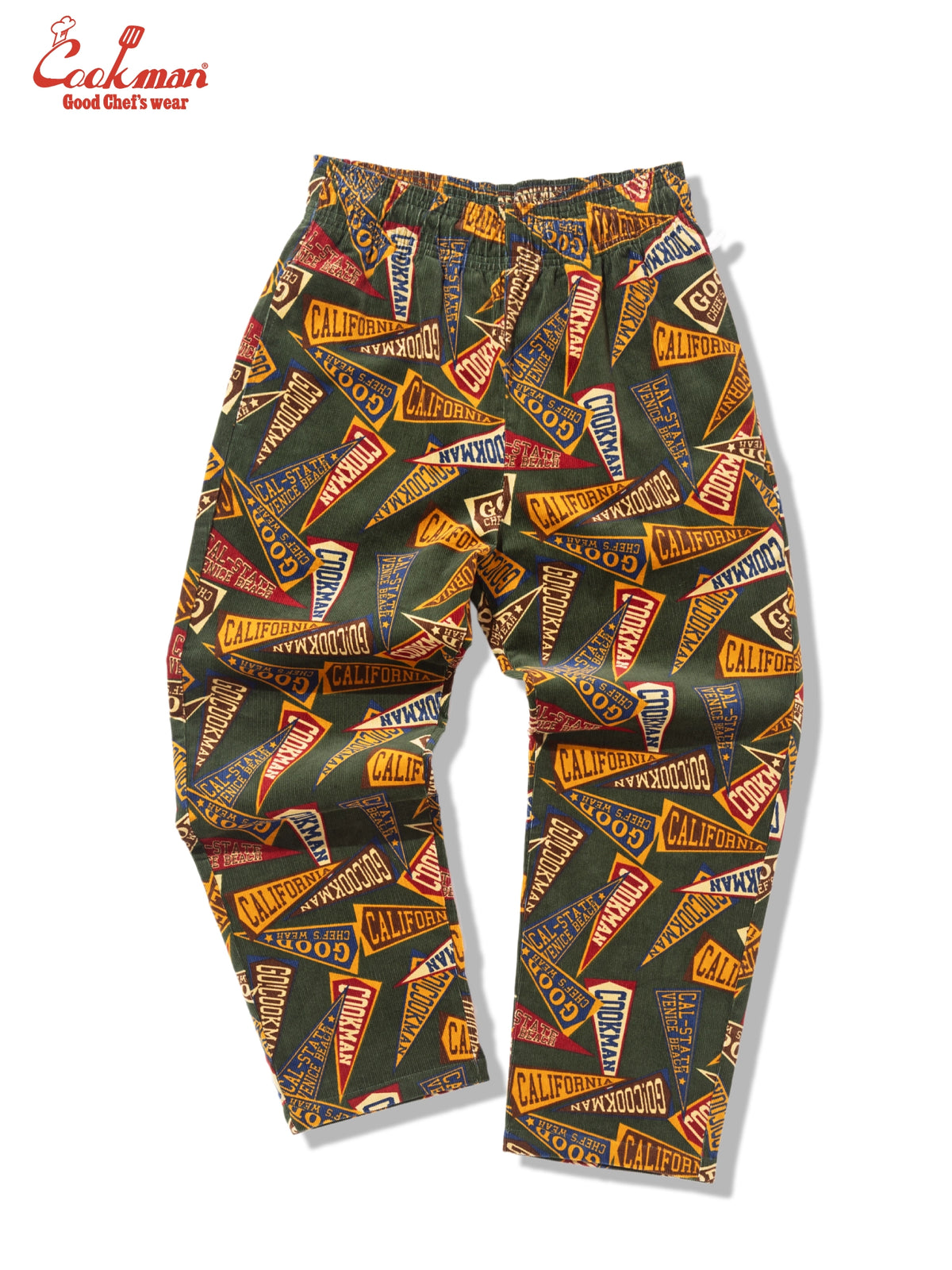 Chef Pants Semiwide - Corduroy : Pennant Green