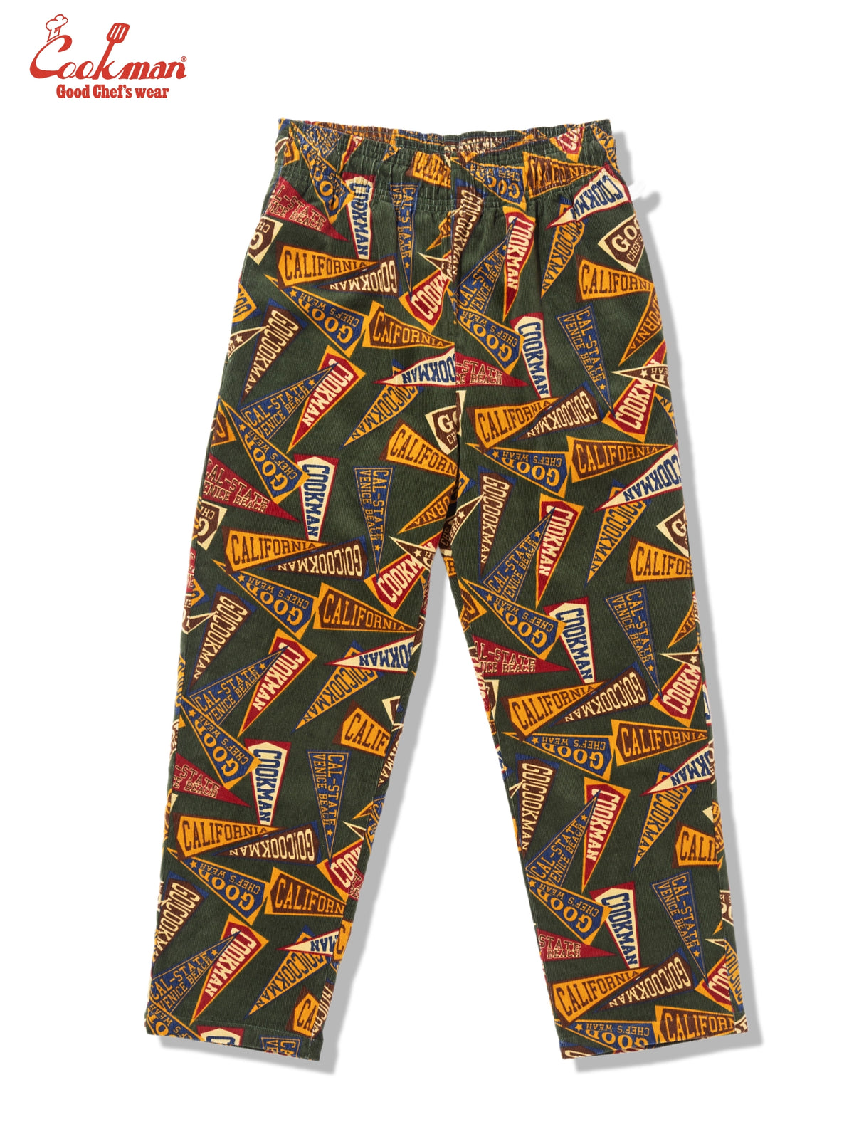 Chef Pants Semiwide - Corduroy : Pennant Green