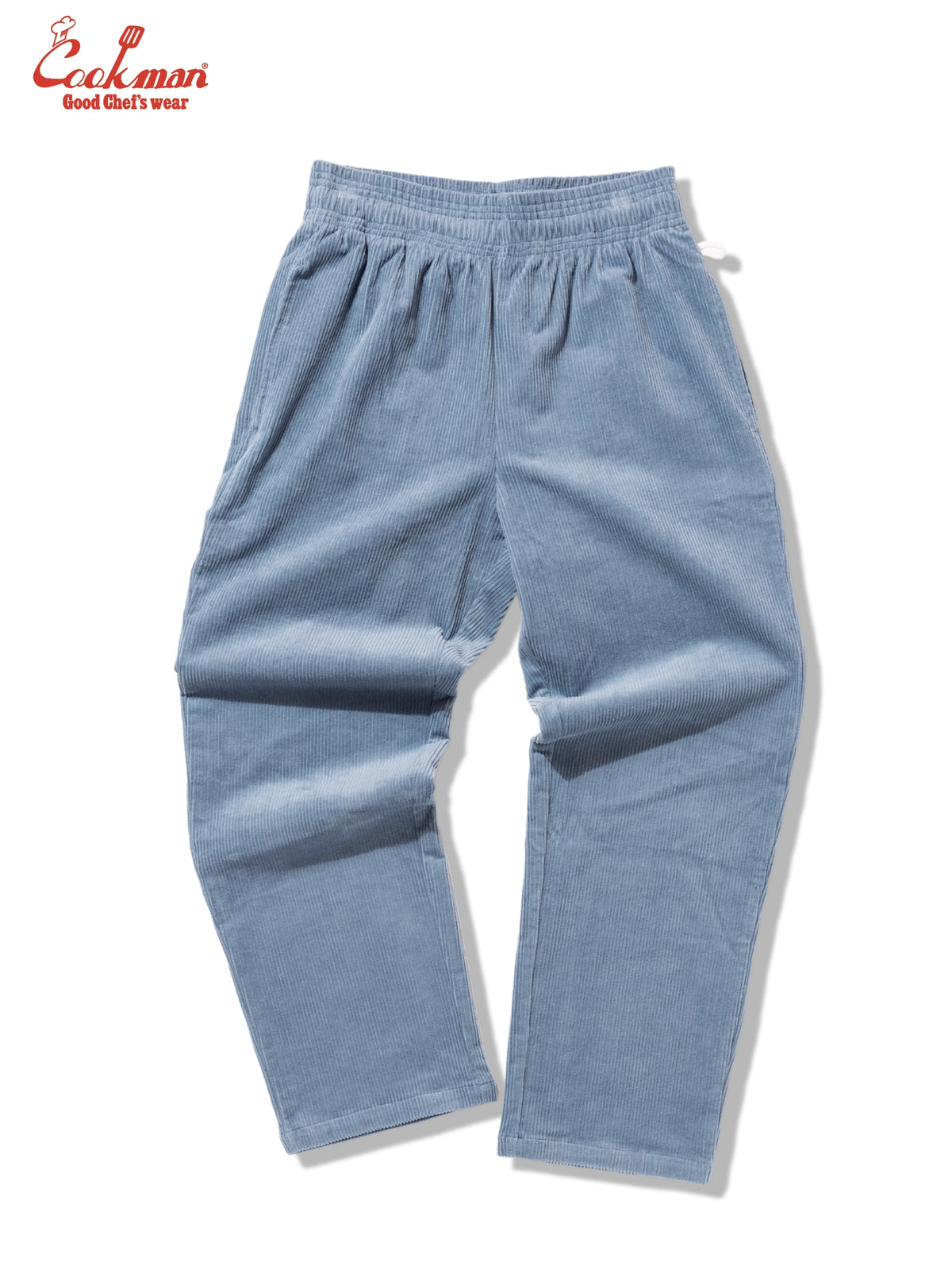 Chef Pants Semiwide - Corduroy : Blue Gray