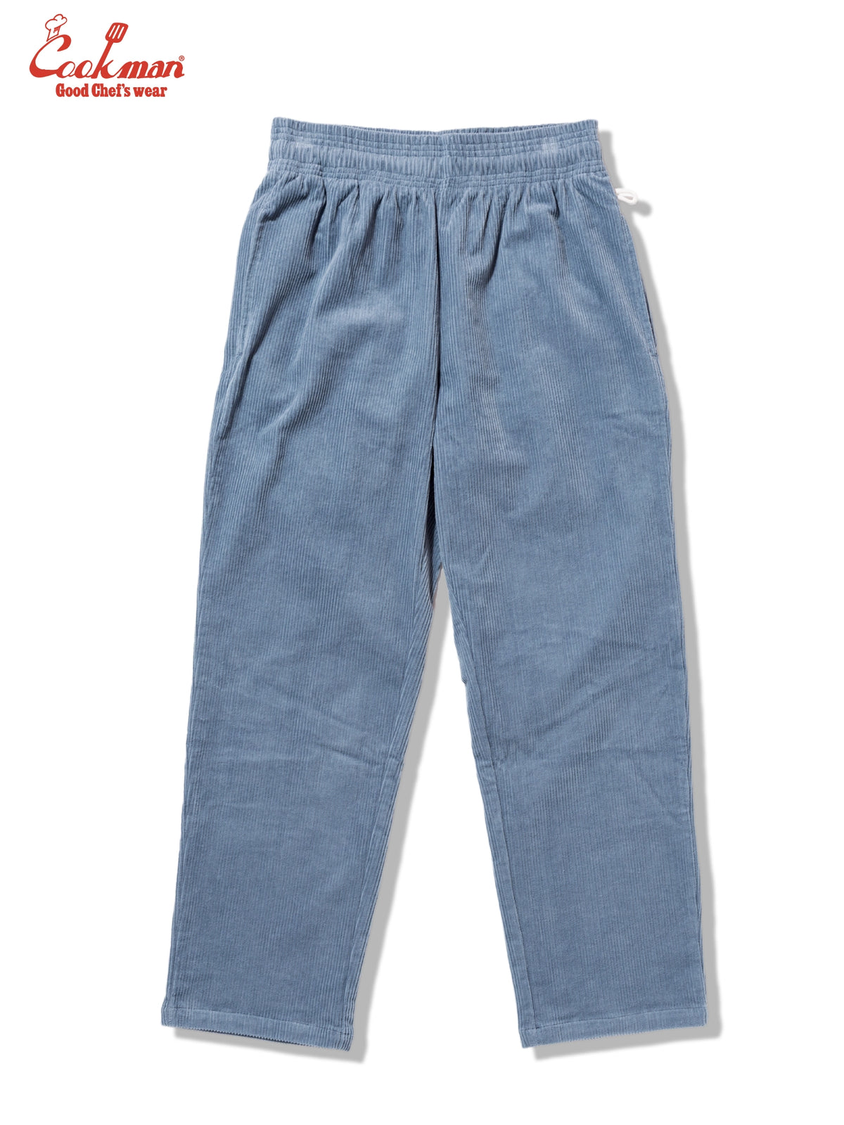 Chef Pants Semiwide - Corduroy : Blue Gray