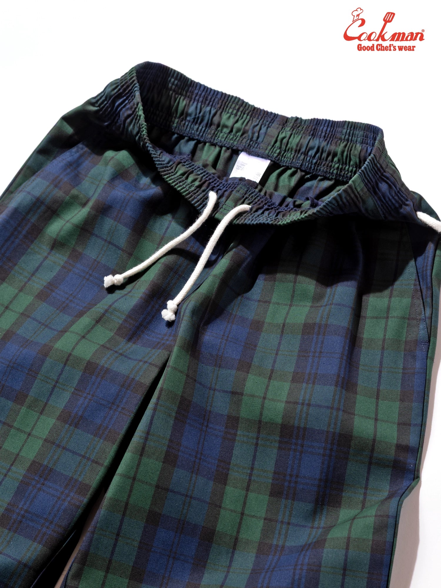 Chef Pants High-Wide - Black Watch Plaid