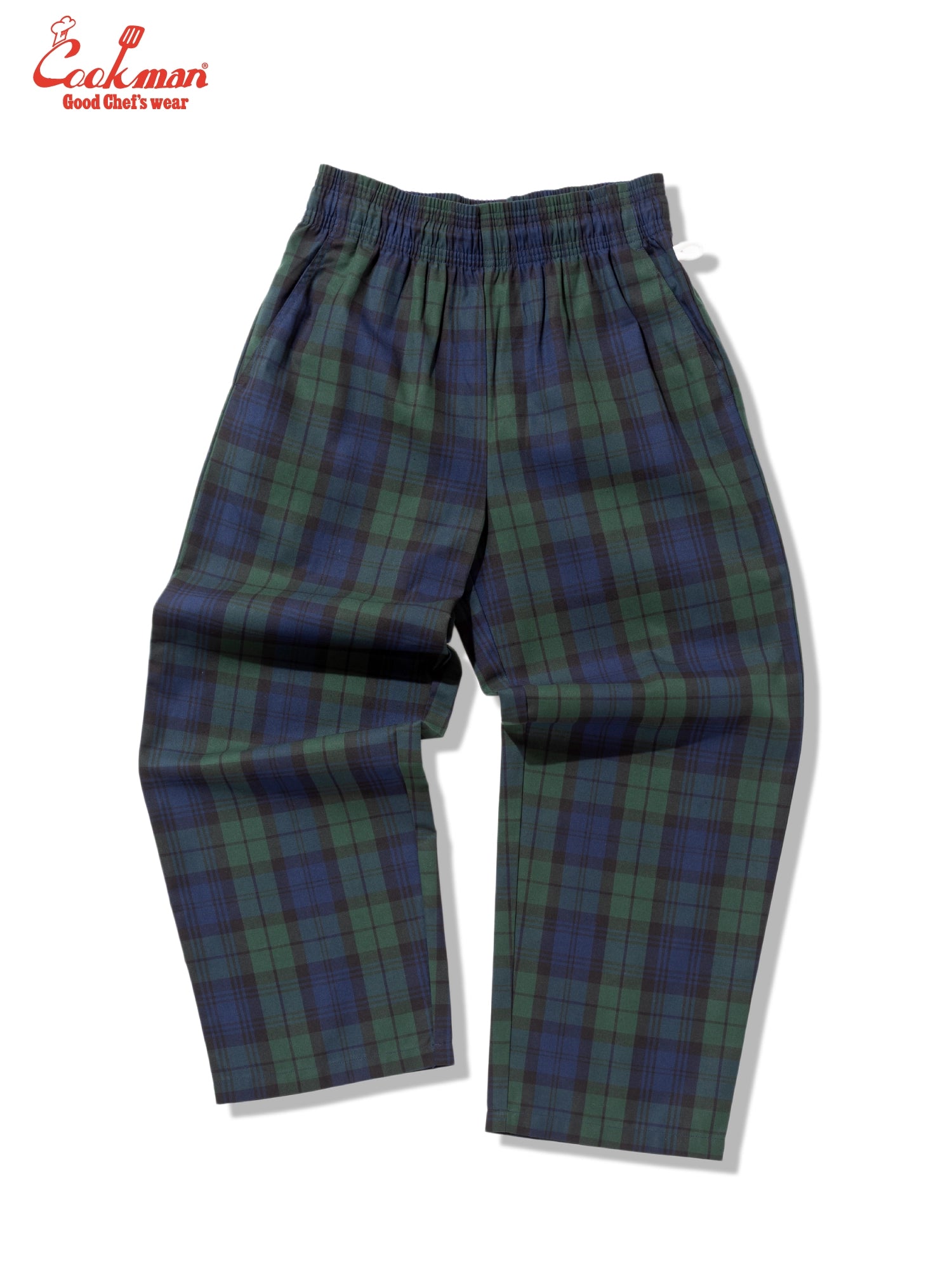 Chef Pants High-Wide - Black Watch Plaid
