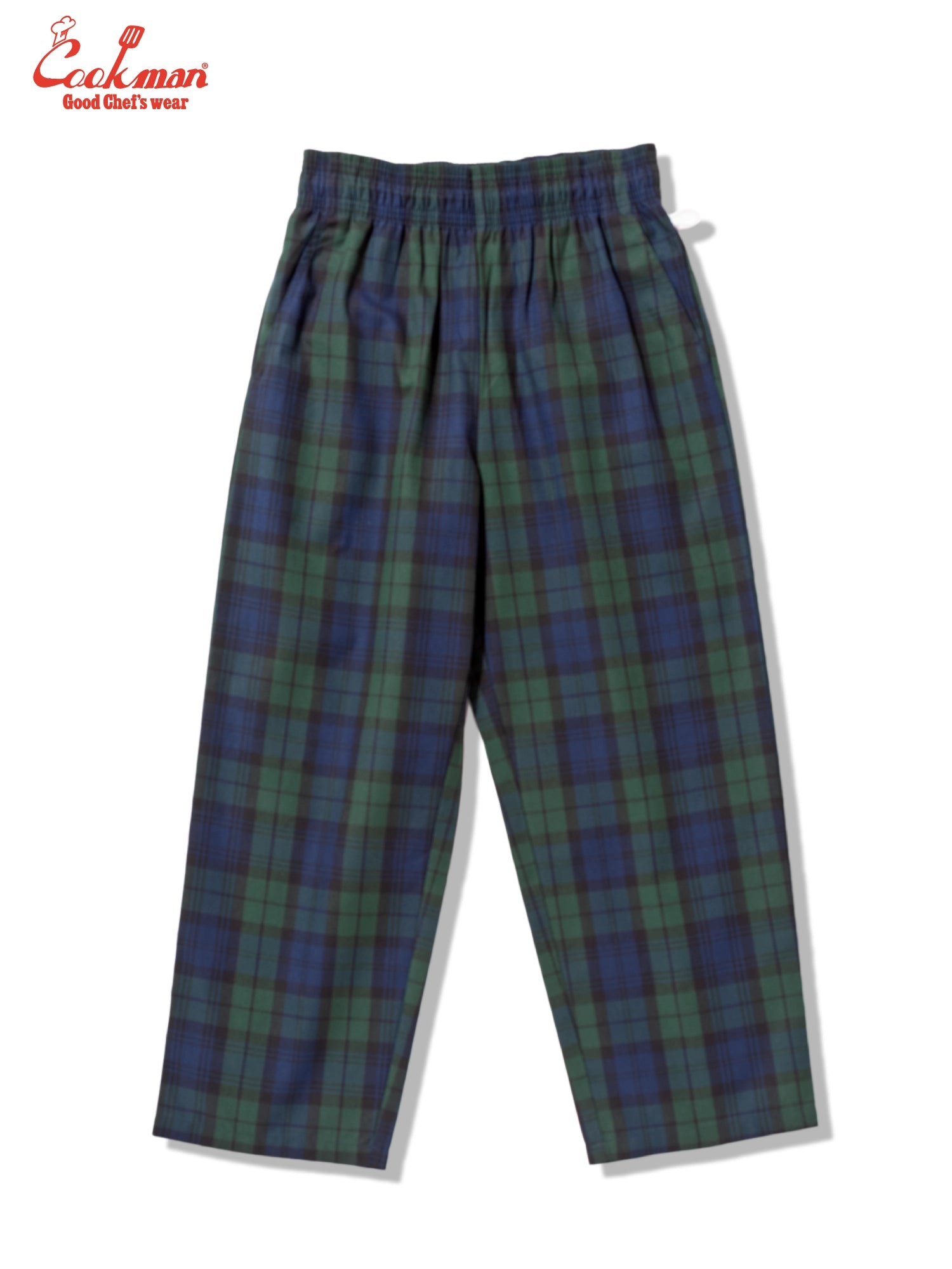 Chef Pants High-Wide - Black Watch Plaid