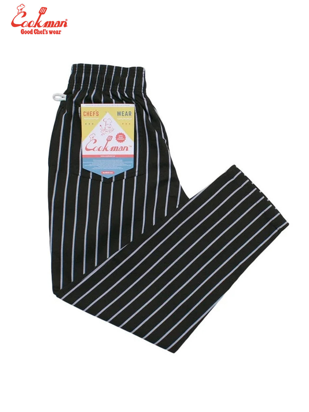 Chef Pants - Stripe : BLACK