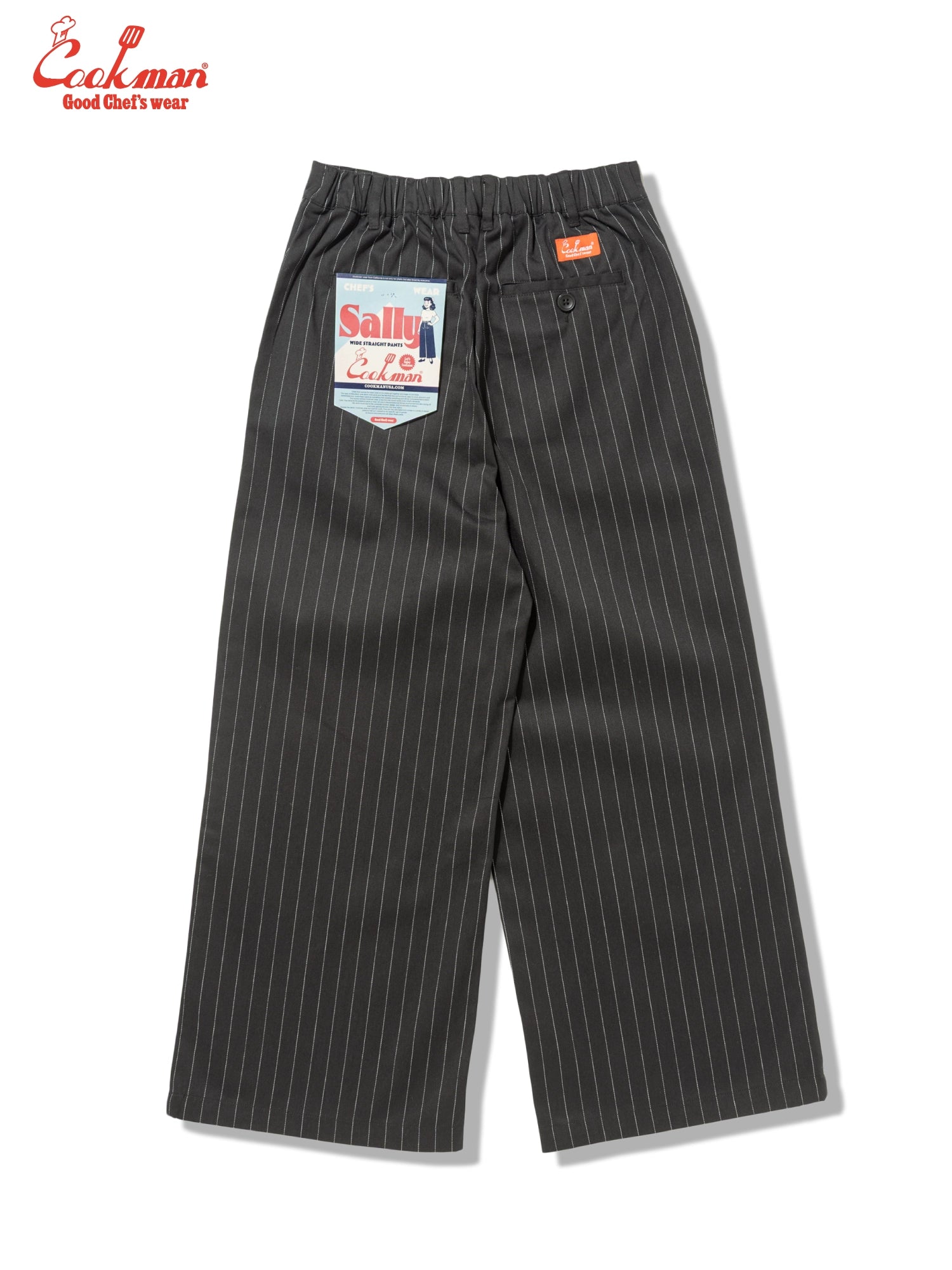Cookman  Sally Pants - Pin Stripe : Black