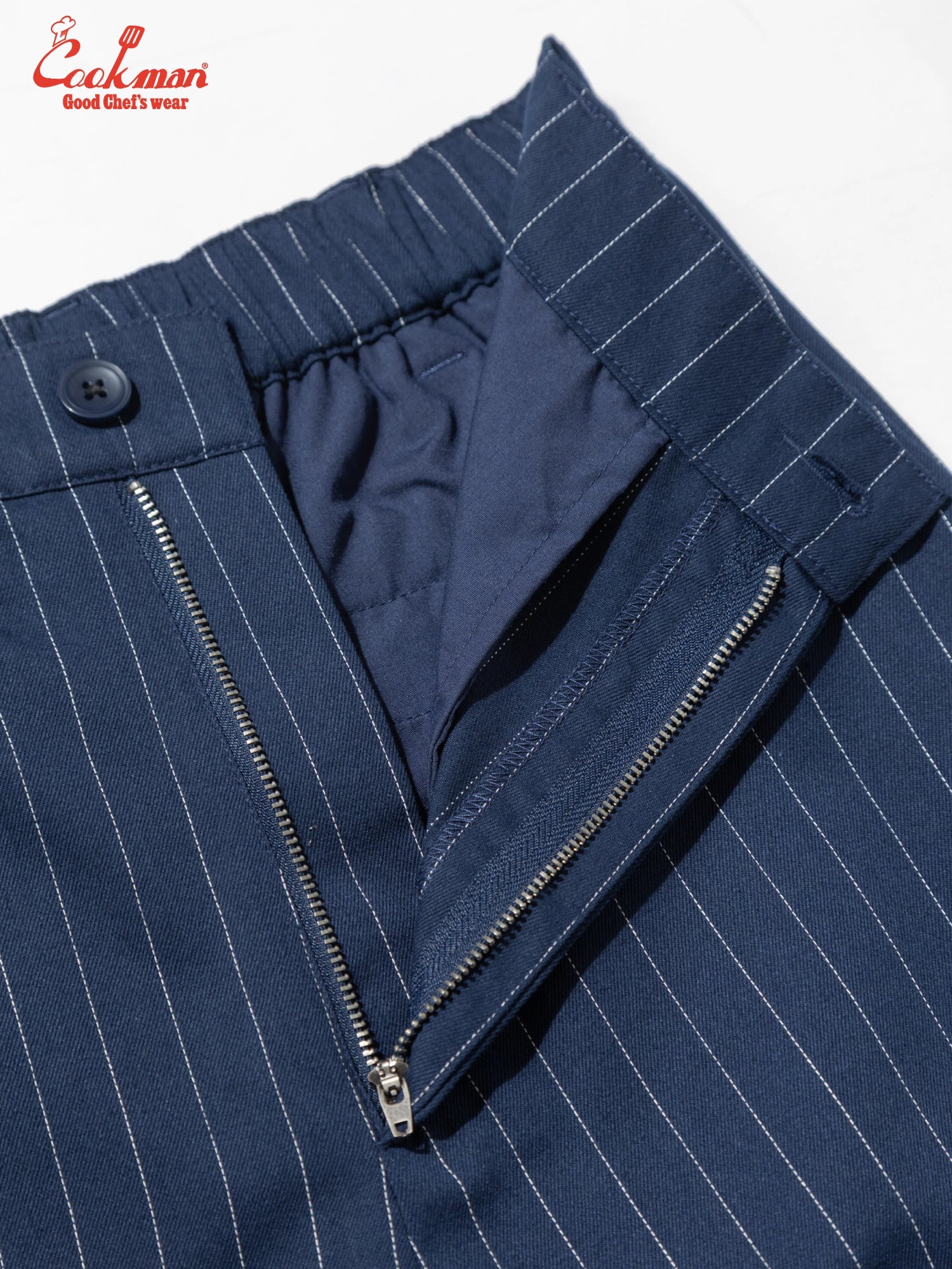 Cookman  Sally Pants - Pin Stripe : Navy
