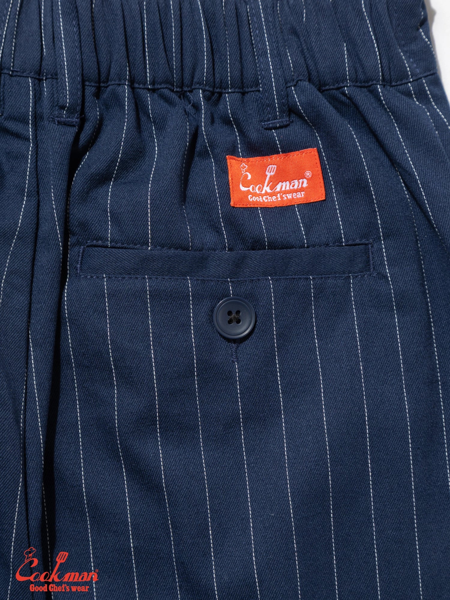 Cookman  Sally Pants - Pin Stripe : Navy