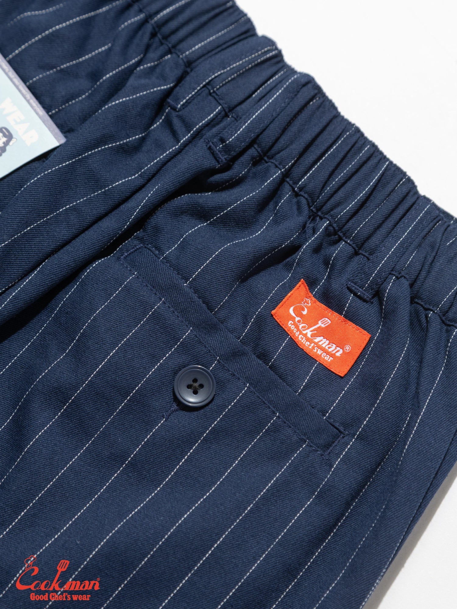 Cookman  Sally Pants - Pin Stripe : Navy