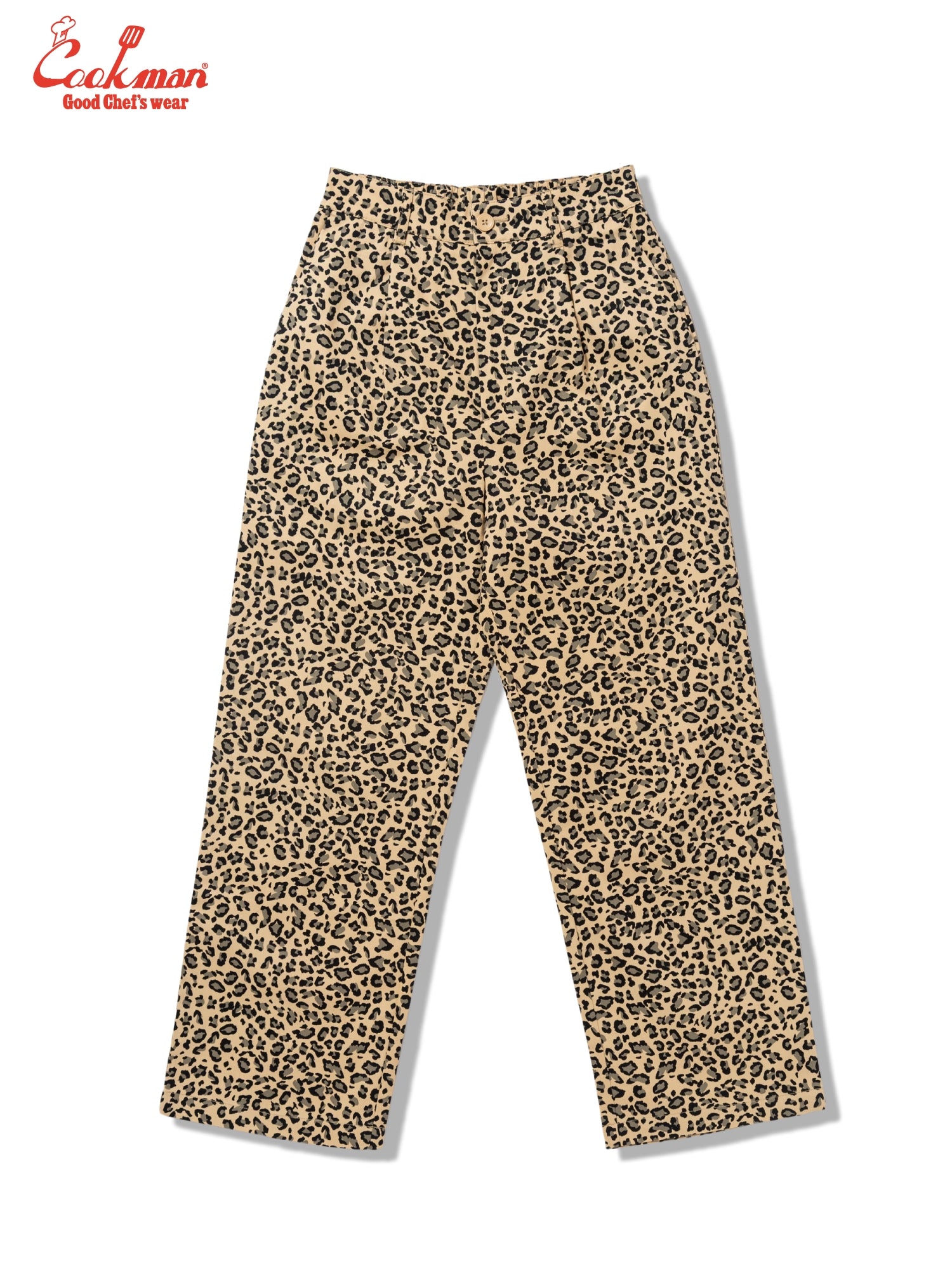 Cookman  Lucy Pants - Leopard : Beige