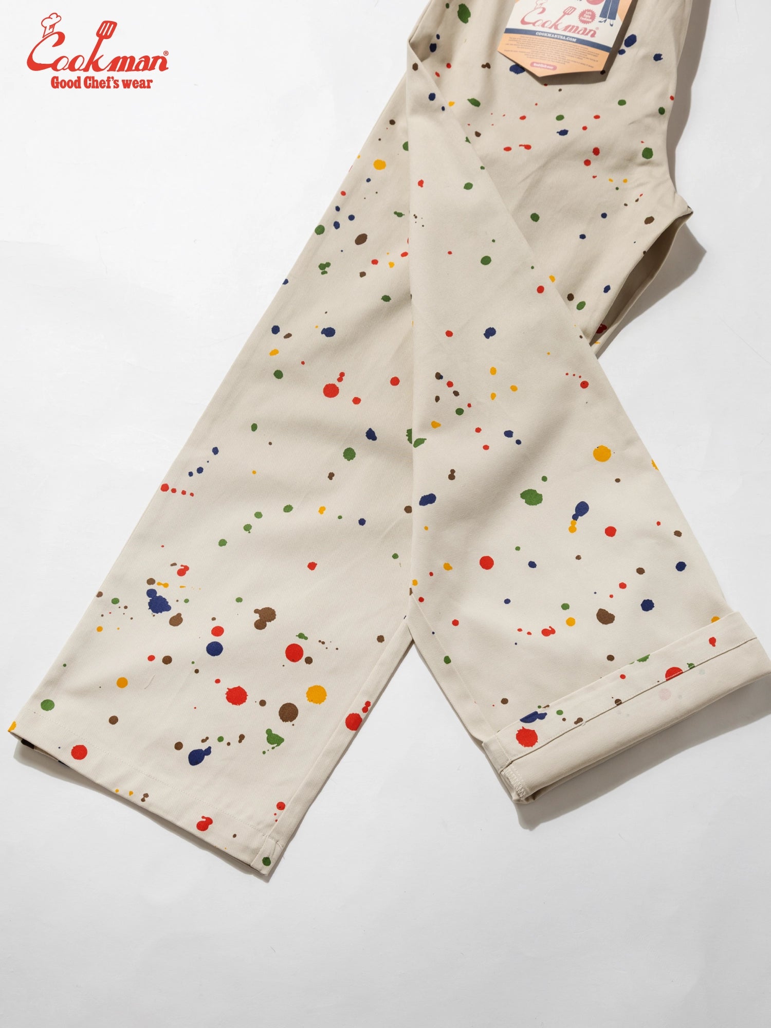 Cookman  Lucy Pants -  Sauce Splash : Beige