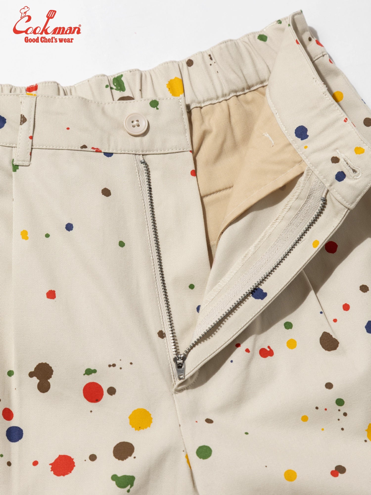 Cookman  Lucy Pants -  Sauce Splash : Beige