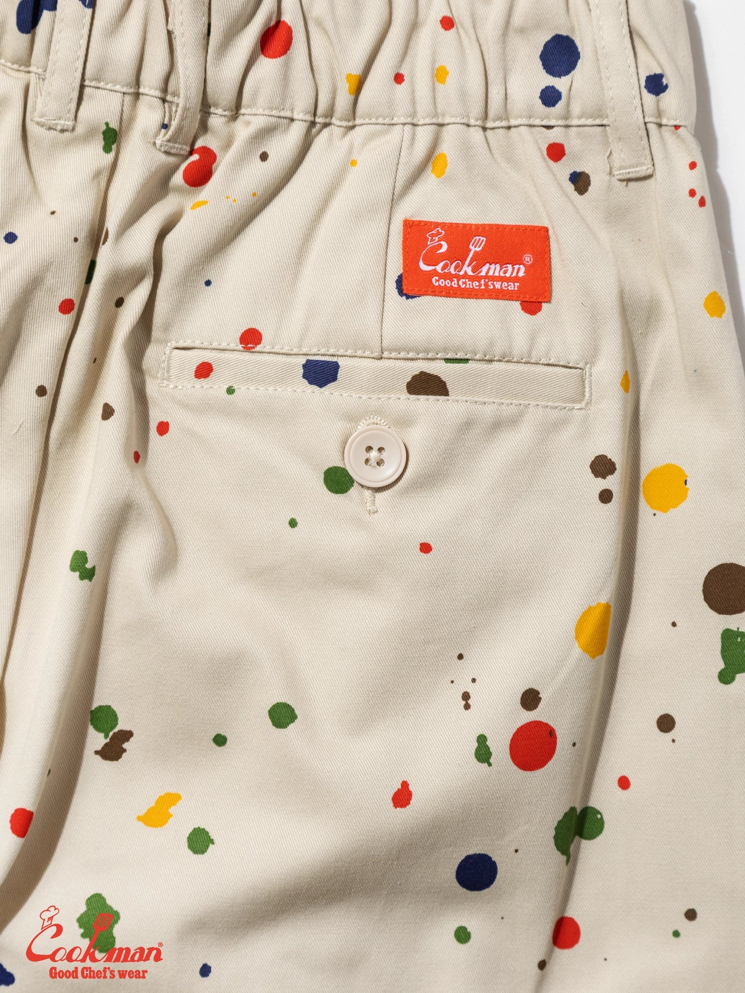 Cookman  Lucy Pants -  Sauce Splash : Beige