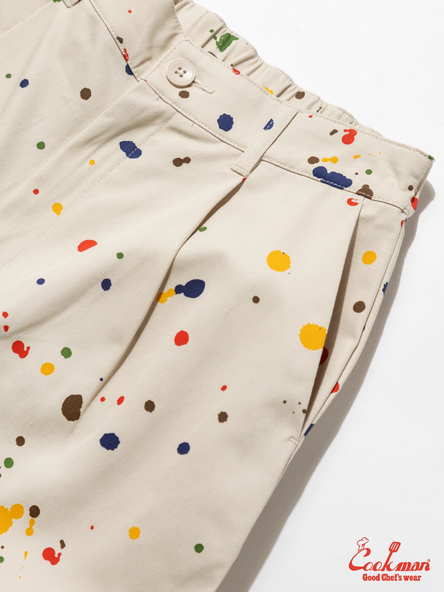 Cookman  Lucy Pants -  Sauce Splash : Beige