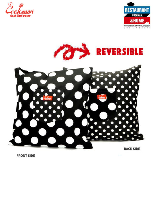Pocket Cushion Cover (Reversible) - Dots & Big Dots