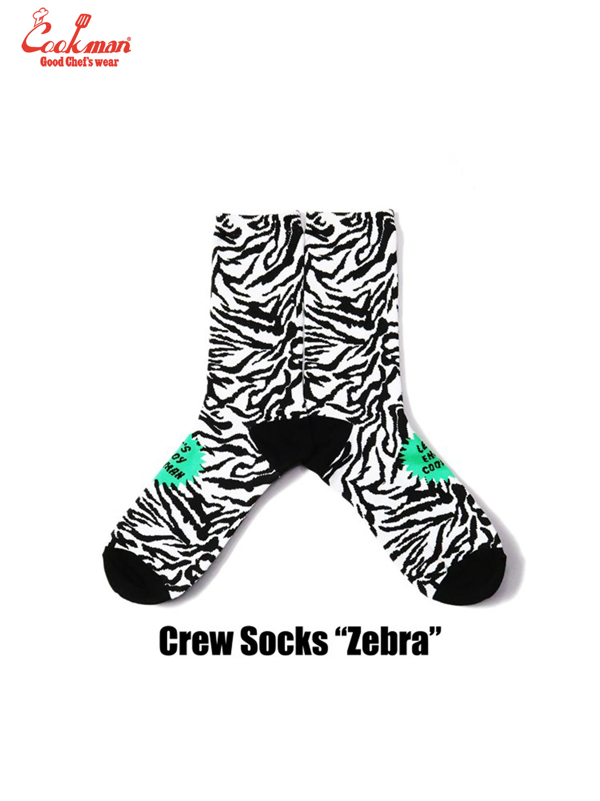 Crew Socks - Zebra
