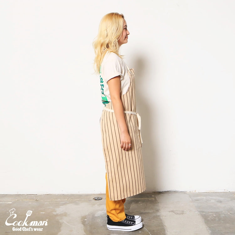 Cookman Long Apron - Mocha java