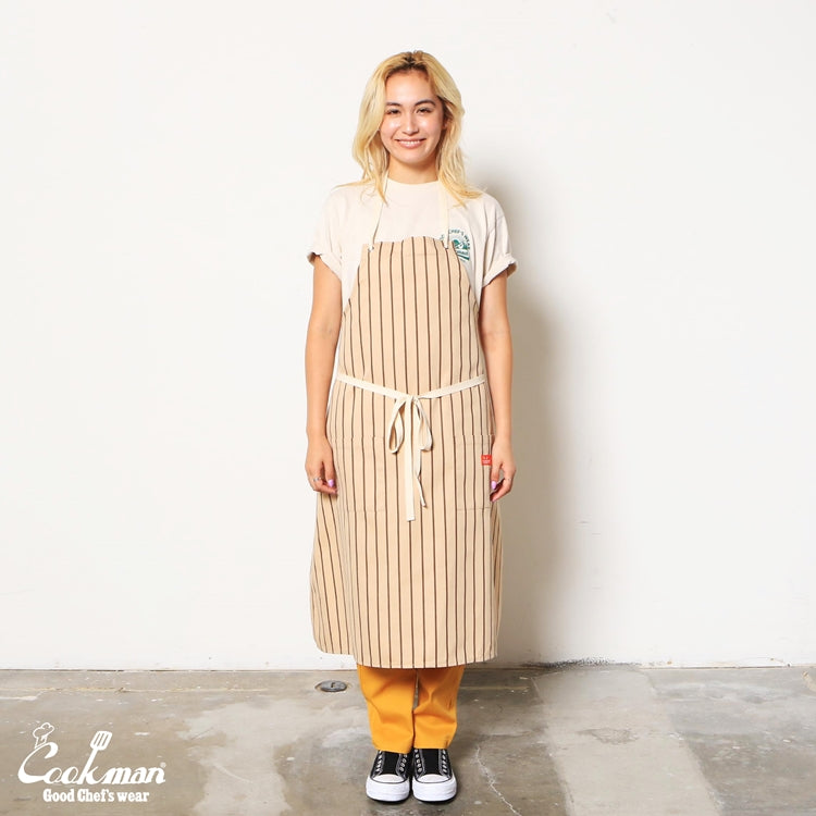 Cookman Long Apron - Mocha java