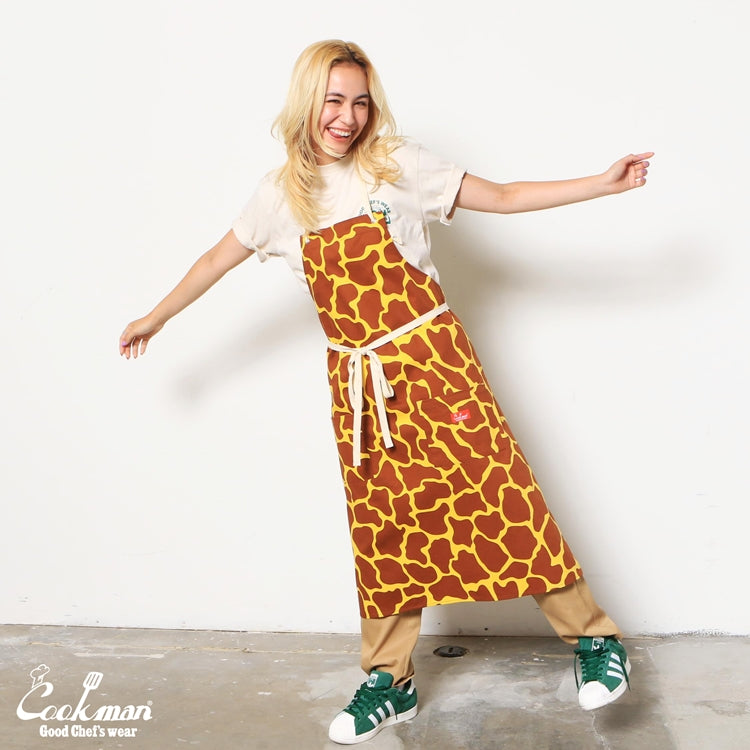 Cookman Long Apron - Giraffe