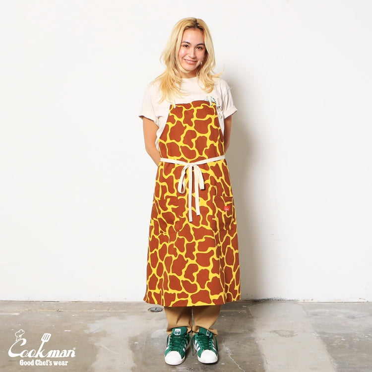 Cookman Long Apron - Giraffe