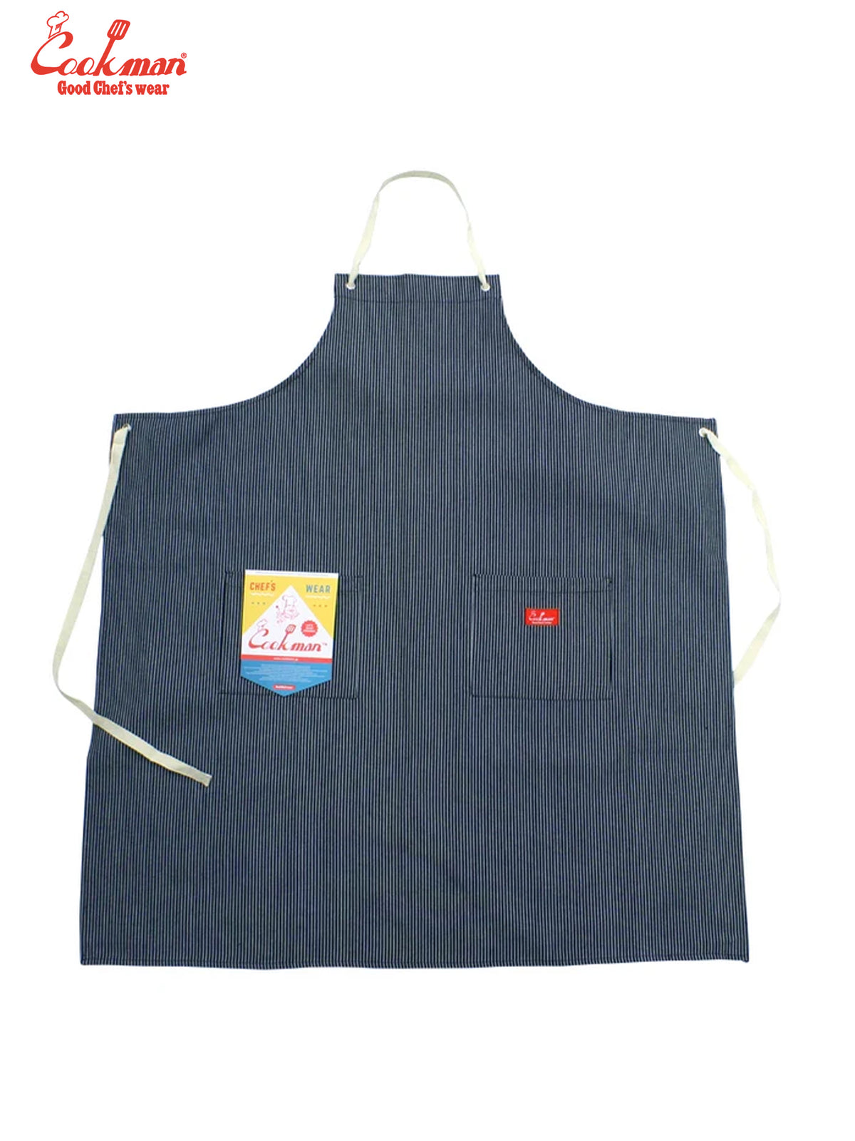Long Apron - Hickory : Navy