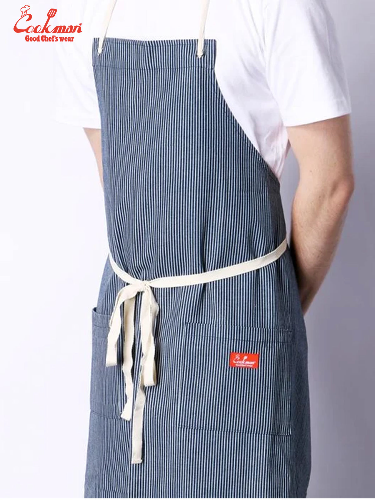 Long Apron - Hickory : Navy